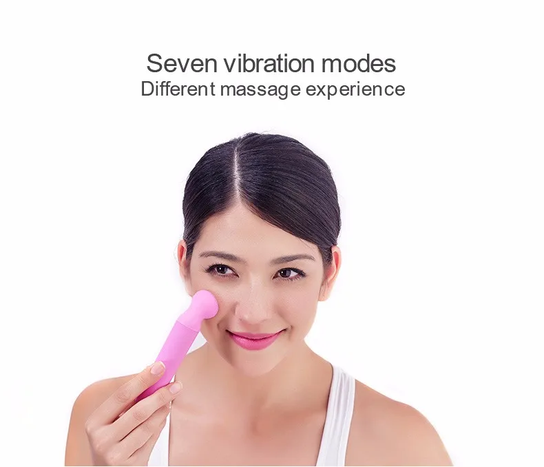 Private Label Mini Silicone Brush Pore Cleanser Cleansing Electric Face