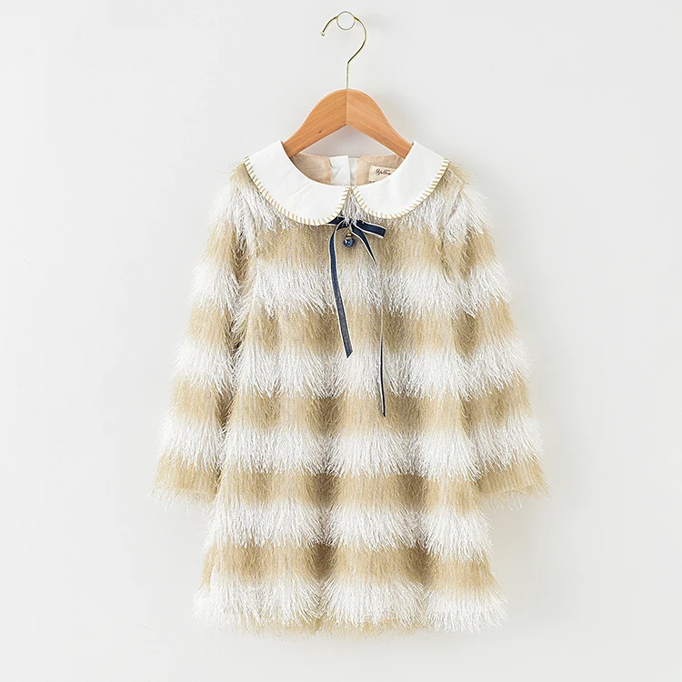 

Huzhou Wholesale Children Clothing Tassel Designs Kid Autumn Dresses