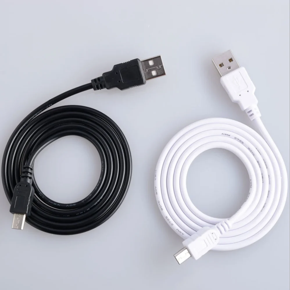 

PVC Jacket USB Data Cable USB 2.0 Micro V8 Charging Cable, Black, white