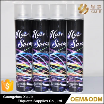 2018 Styling Use 420ml Magic Private Label Hair Spray For Men Hair