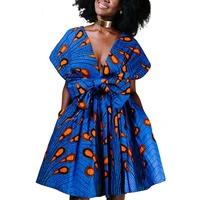 

Wear More Strappy African Fashion Design Ankara Dress With African Print Style For Woman