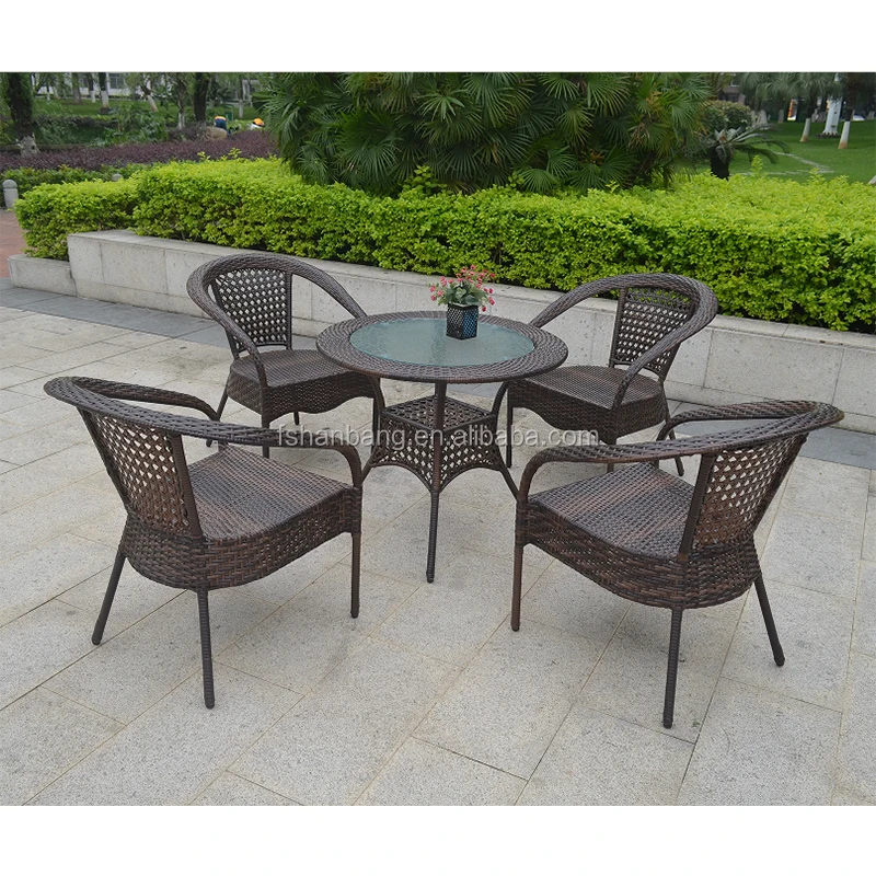 Luar Taman Rotan Wicker Patio Furniture 4 Seater Meja Makan Kursi Set Sale Buy Meja Taman Penjualan Kursi Sofa Dan Kursi Set Anyaman Rotan Meja Makan Dan Kursi Set Product On Alibaba Com