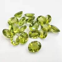 

Loose Gemstone AAA Peridot using for Jewelry Making Oval Cut Natural Gems