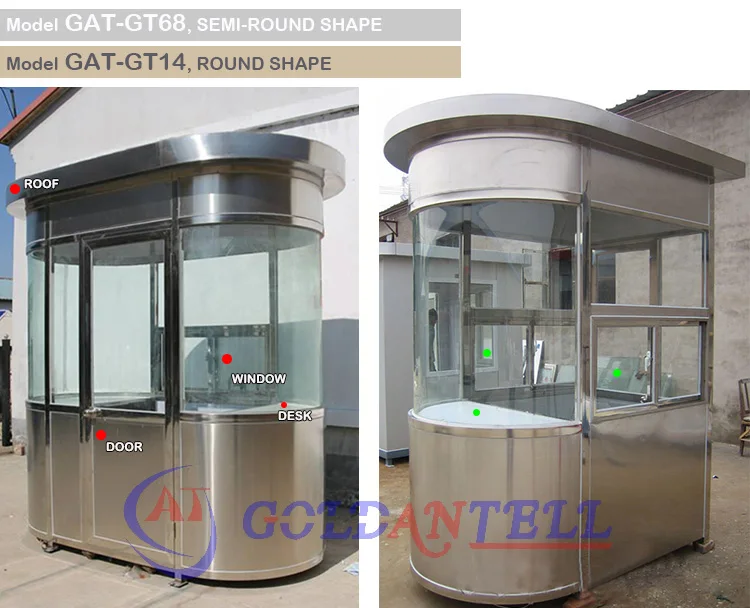 Strong Carrying Capacity Security Air Conditioner Guard Kiosk With