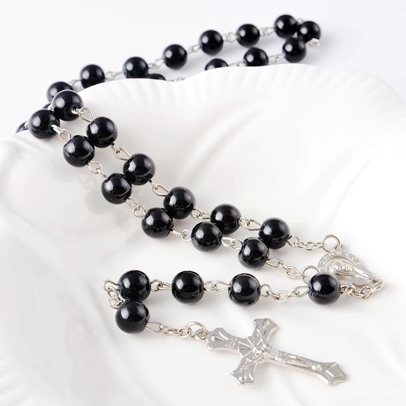 

RTS Beautiful Rosary Chain Custom Design European Religious Handmade Catholic Rosary, Colors