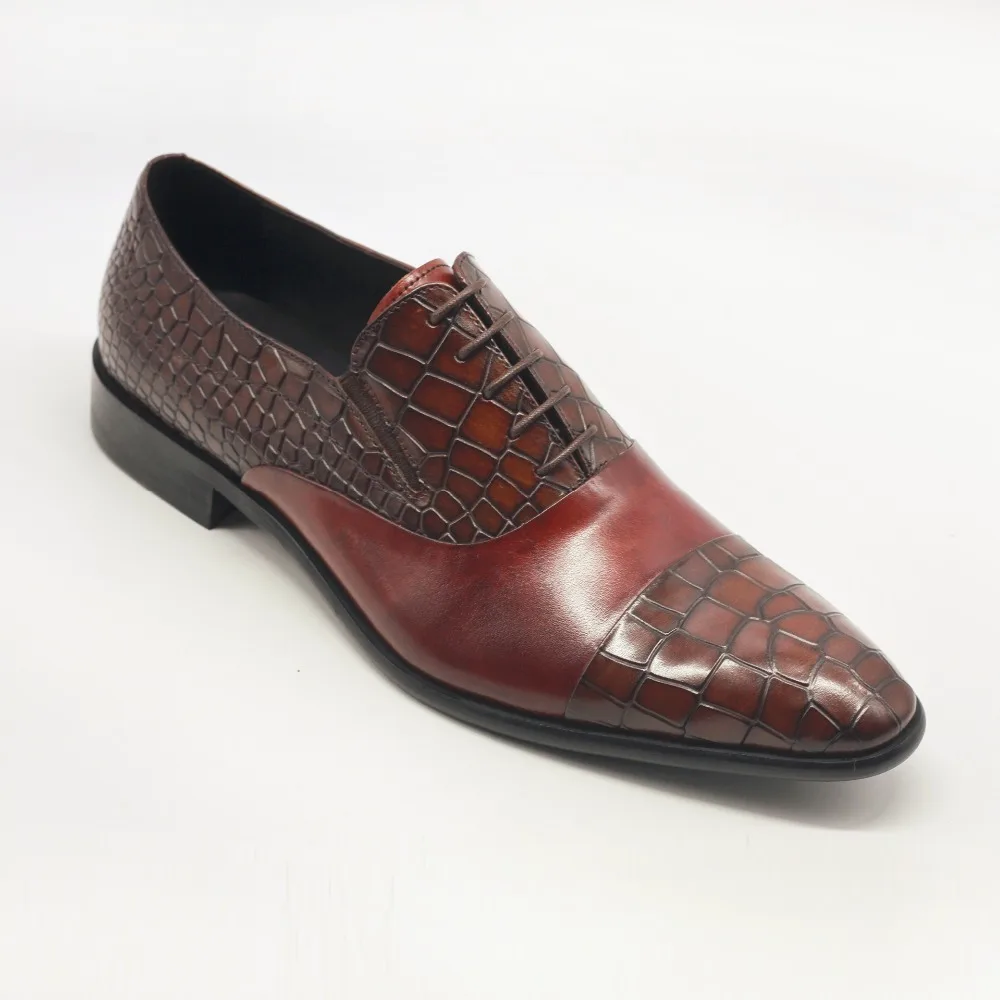 Europen trendy high quality business men leather dress shoes 2016 for offical occasion