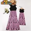 2018 various designs and colors casual dress of mother and daughter of long