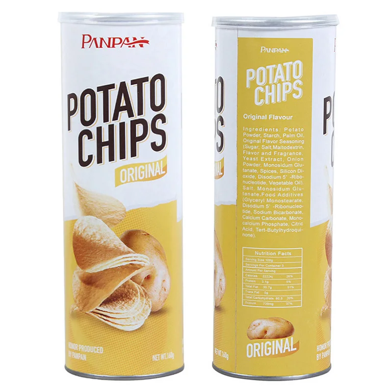 Panpan halal canned potato chips