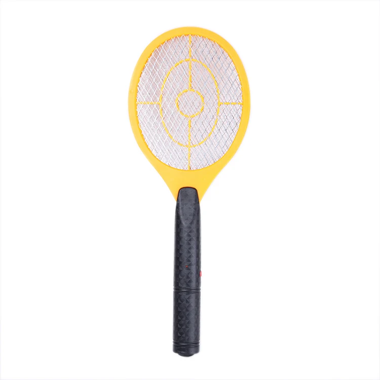

Ecofriendly Feature Mosquito Pest Type Mosquito Racket Electric Mosquito Swatter Rechargeable for Insect Control Use 4W 2XAA, Black+yellow