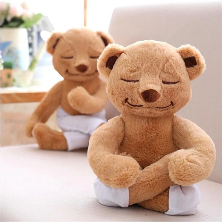 new coming customize soft and movable and high quality yoga bear