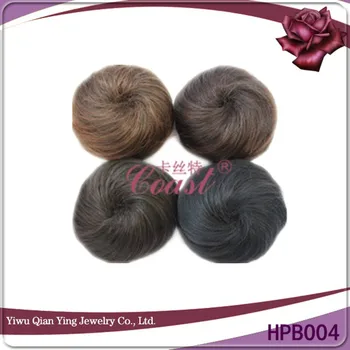 Fake Fashion Nature Blonde Synthetic Wigs Hair Buns Pieces Buy