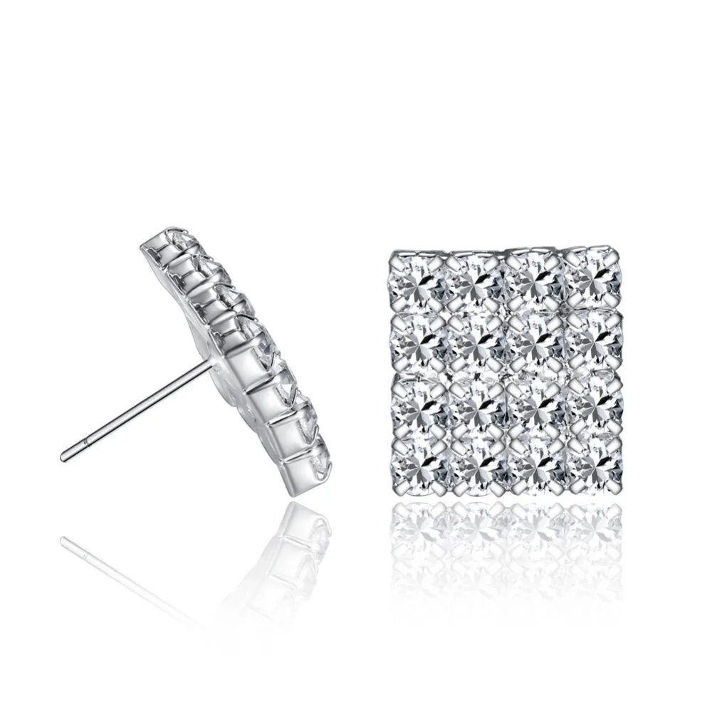 

Fashion jewelry Full Rhinestones stud earring for women wedding jewelry