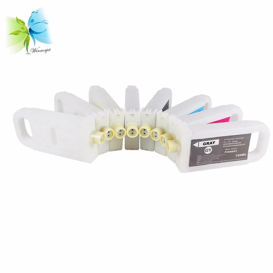 8 Colors Pfi706 Rechargeable Ink Cartridges For Canon Ipf8400s
