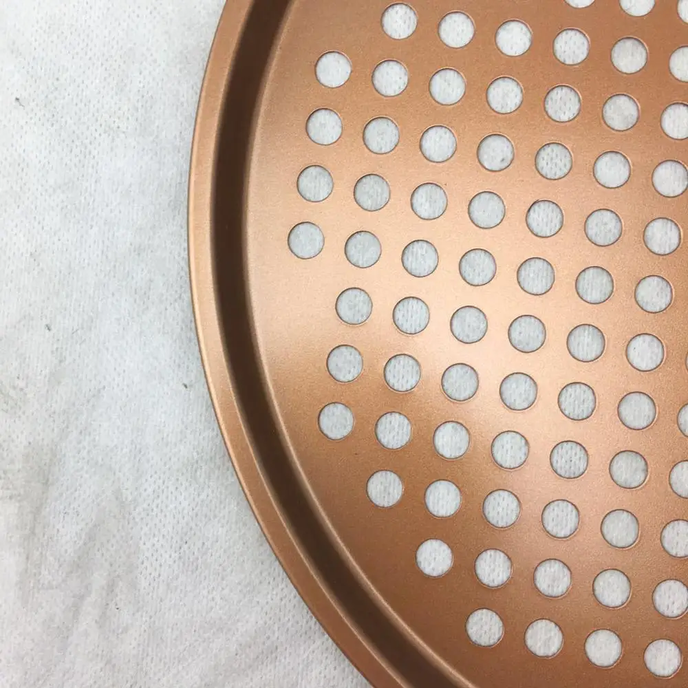
Pizza pan non stick pizza pan pizza pan with hole BK-D2048 
