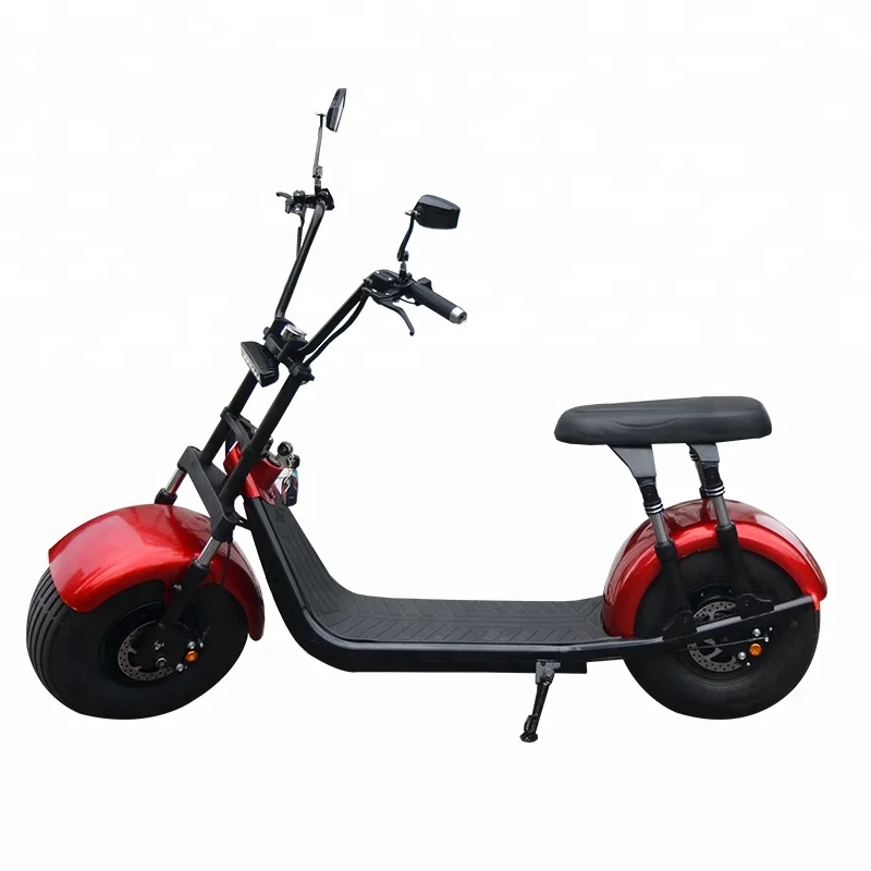 

2018 hot selling customized 1500w/2000w electric mobility scooter citycoco scooter with 21.8ah removable battery, Black