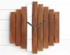 Geometric Wooden Wall Decor Hanging Clock