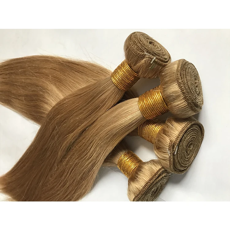 

Hot selling human hair straight silk weave 24inch extensions