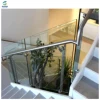 Best selling 10mm tempered handrail glass for stair railing used in glass balustrade