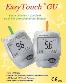 approval month blood glucose 6 test Meter Buy Acid Easytouch  Blood  Glucose Blood Uric Gu