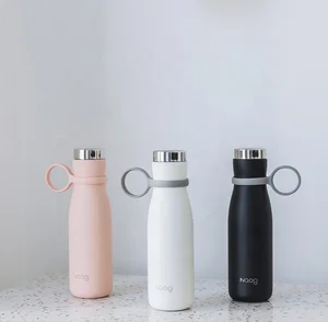 Image of Smart Water Bottle, 400ml stainless Steel smart Vacuum Drinking Bottle with Automatic Reminder, LCD Temperature Display