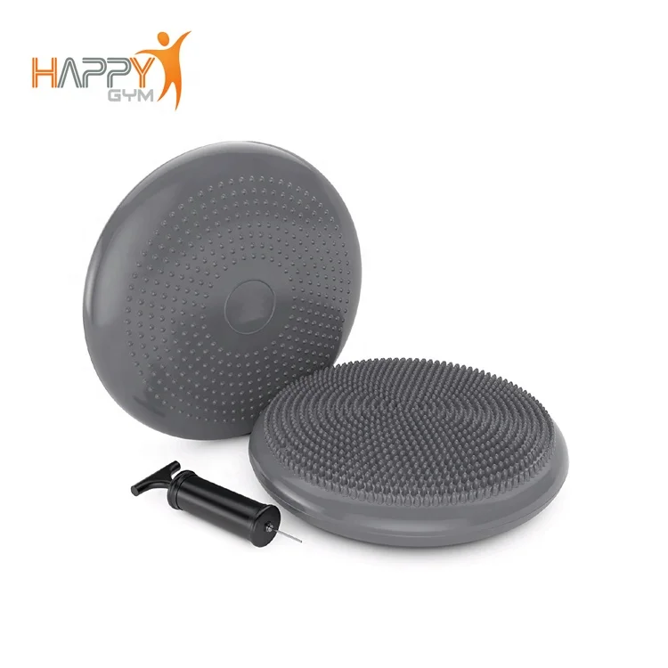 

Promotion Price Pvc Inflatable Massage Wobble Balance Disc Air Seat Cushion, Customized color