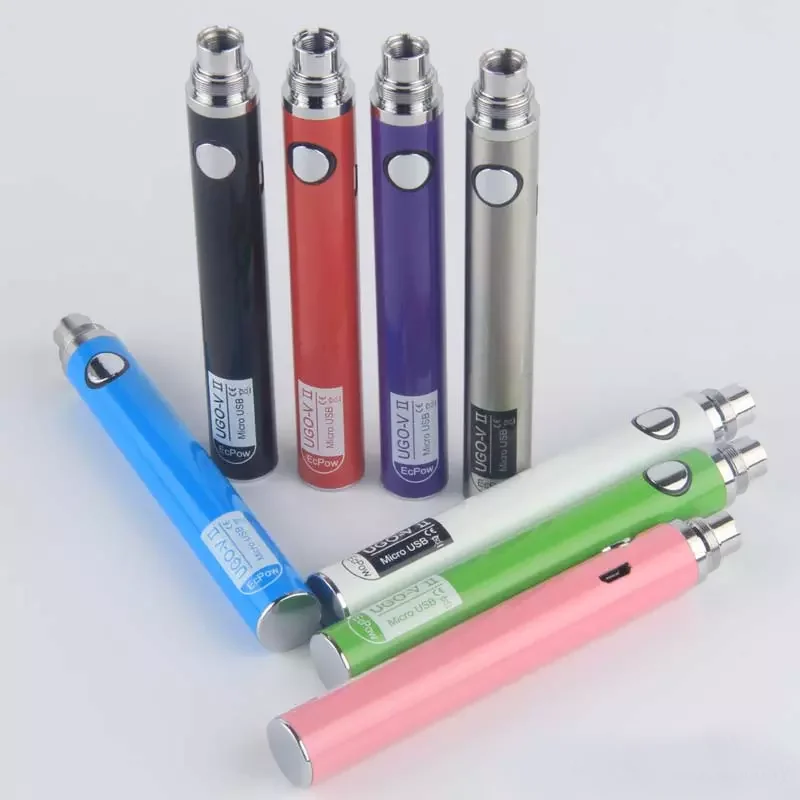

Newest eVod 650 900 mAh Vape Pen 510 Thread Vape Slim E cigarette Battery, Ss;white;purple;red;blue;black;pink;green