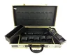 aluminum clipper case Barber Stylist Black & Gold Aluminum Frame & Lock Case for Clipper,Trimmer,Shear