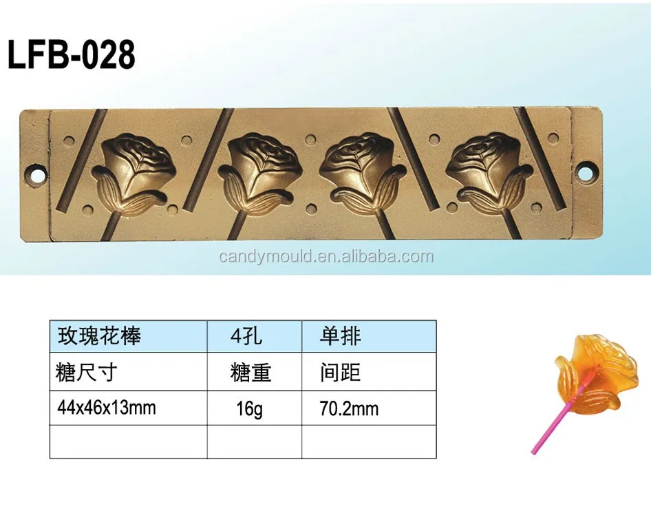 Metal Hard Candy Molds Aluminum Candy Molds Die Casting Lollipop Mould