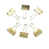 Different size of customized printing metal gold binder clips