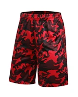 

Fashion printed mens running fitness shorts