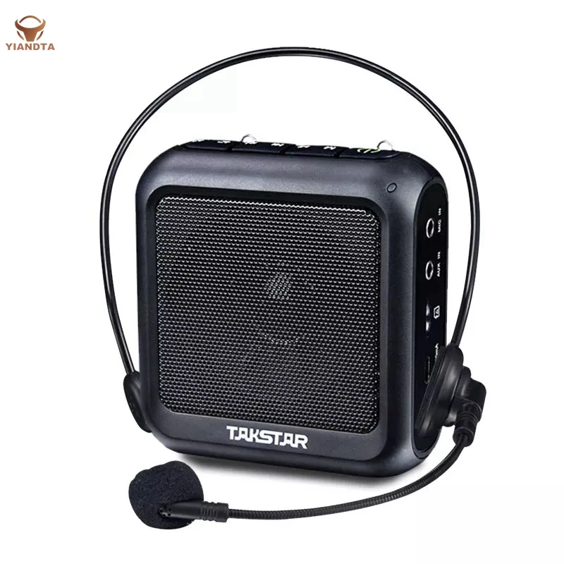 

E270 Small Amplifier High Power Teachers Dedicated Wireless Horn Mini Speaker, Black