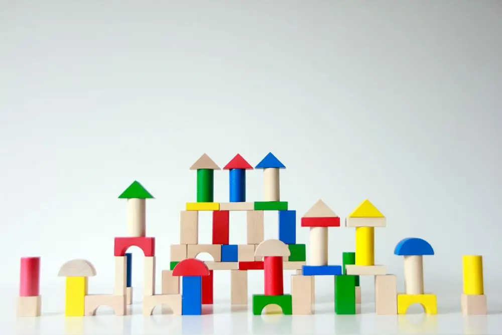 educational wooden blocks