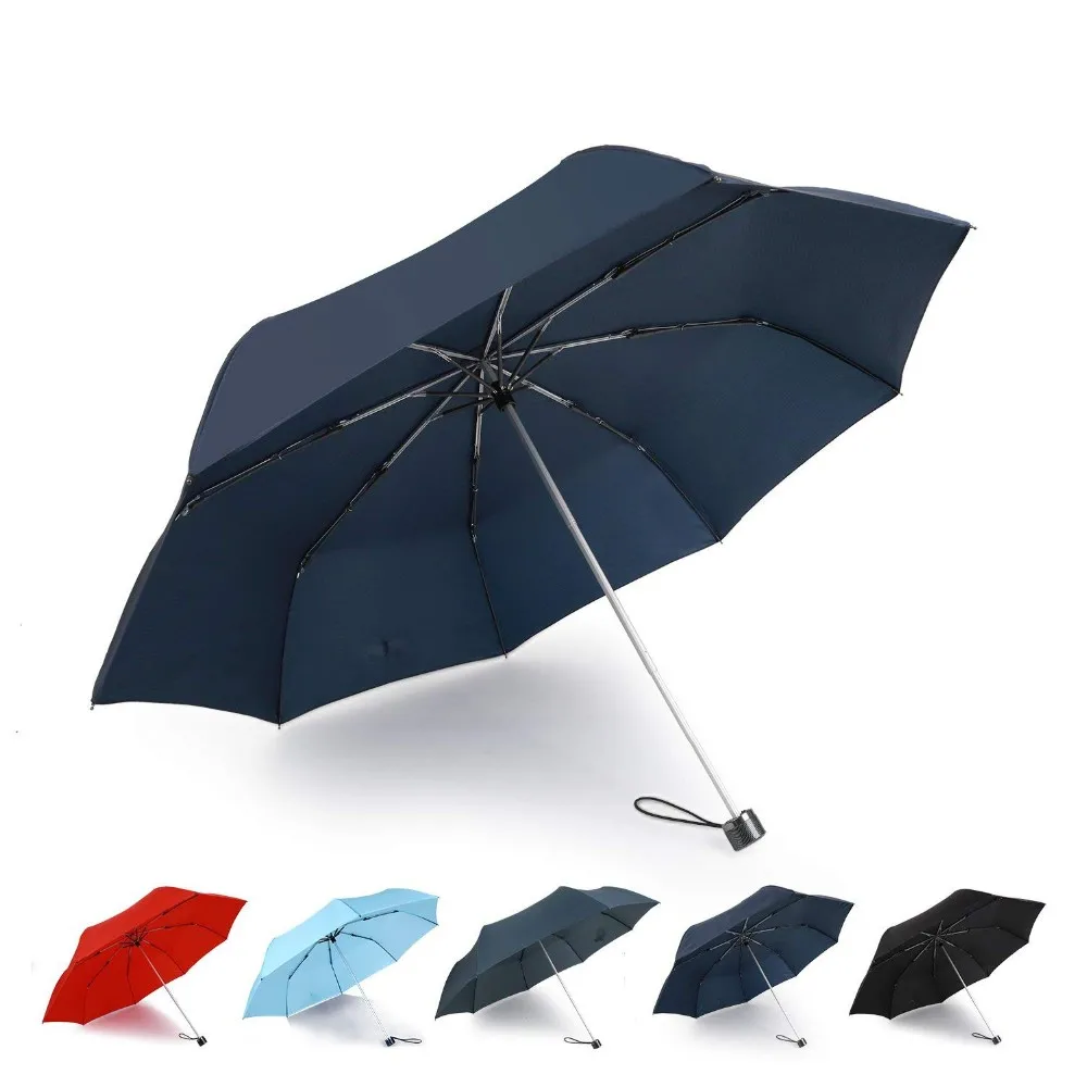 Wholesale Cheapest One Dollar 3 Fold Manual Open Umbrella Custom Logo