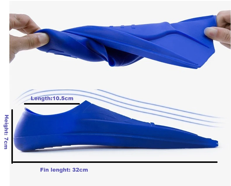 Hot Sales Underwater Swimming Silicone Fins,Skindiving Fins