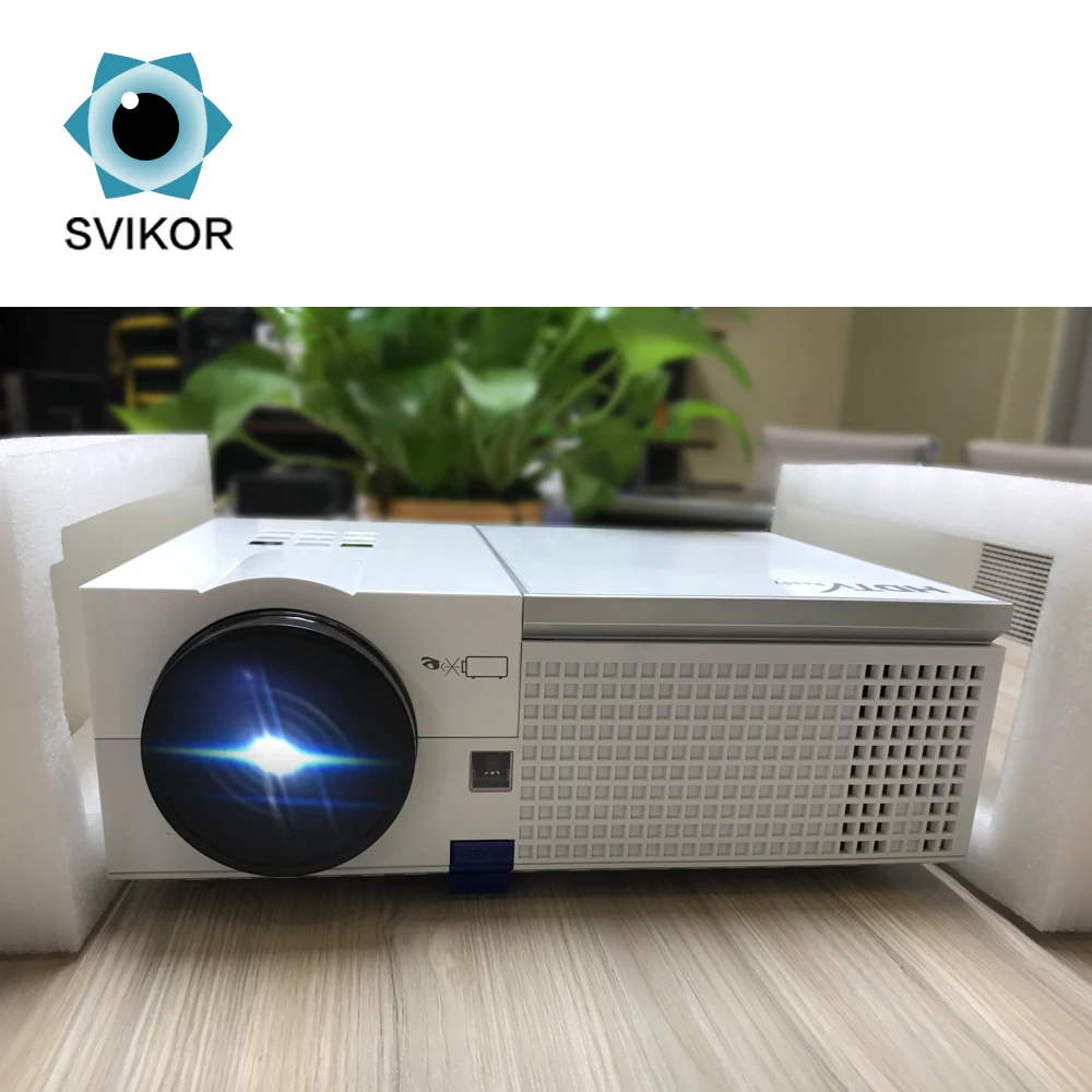 

High brightness 400 Ansi Lumens Wi-Fi Gaming Projector China Mobile Phone Price, White/black