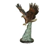 Outdoor bronze eagle spread the wings statue for sale