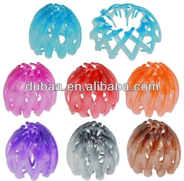 Source Spring Donut Bun Covers Plastic Hair Snood Net Bun Covers