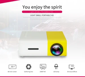 Portable Mini Projector HD 1080p YG300