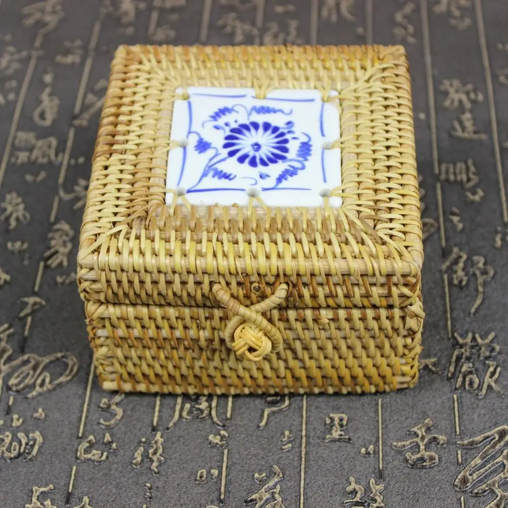 Jewelry Box Girls Vietnamese Folk Style Autumn Hand Woven Rattan Plant Storage Box Buy Jewelry