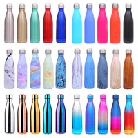 

wholesale double wall stainless steel insulated thermos vacuum flasks custom water bottles with logo