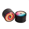 DK5074 50mm Diameter Portable Spice Wood Herb Grinder Sizes 3 Piece Herb Grinder Custom Logo Grinder