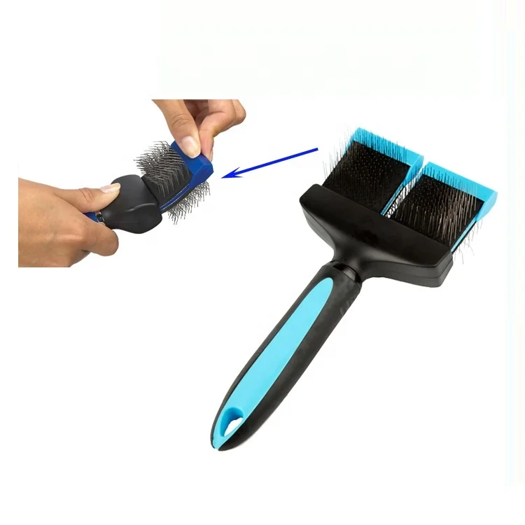 
Pet Cleaning Slicker Brush Removes Tangles, De Sheds, Best Cat and Dog Grooming Brush for All Pet Sizes and Hair Types 