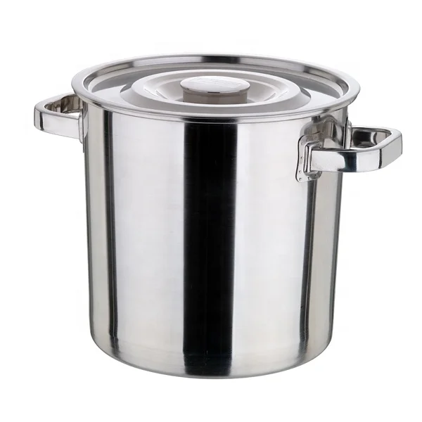 Big Deep Stainless Steel Soup Bucket - Buy Stainless Steel Stock Pot ...