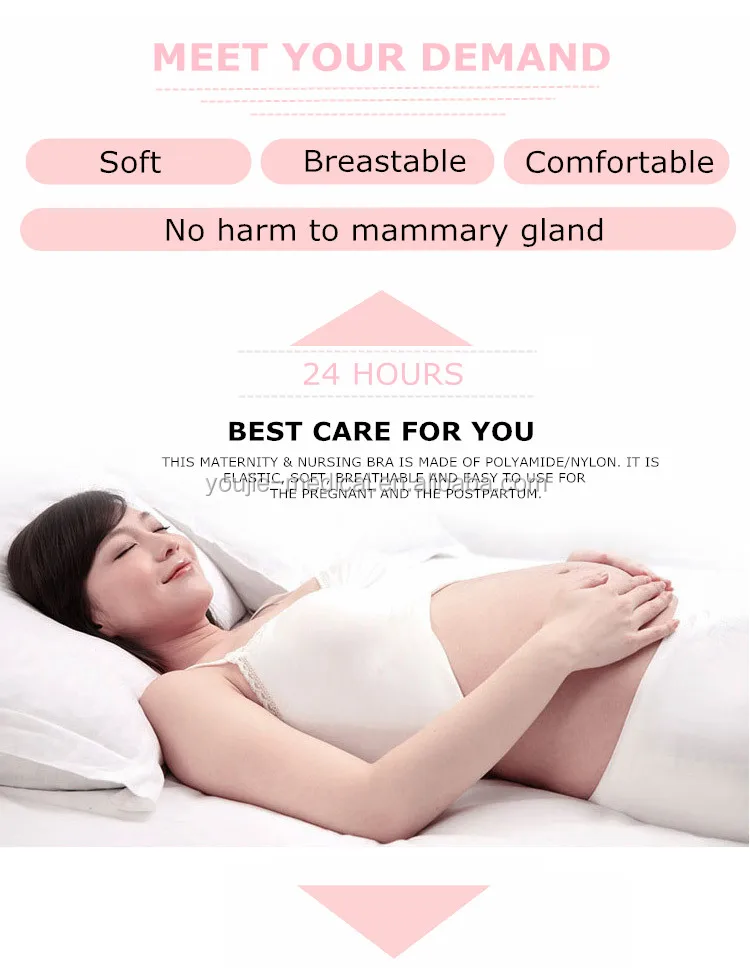 FREE SAMPLE Seamless Pregnant Women Breast Baby Feeding Underwear Maternity Nursing Bra