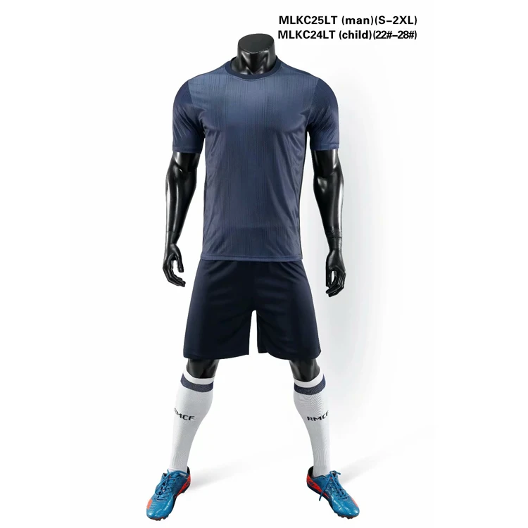 

Best quality soccer sports football team soccer training jerseys set, Navy