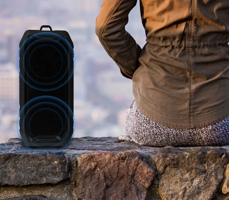 China factory IPX7portable waterproof wireless speaker outdoor subwoofer speaker - ANKUX.COM
