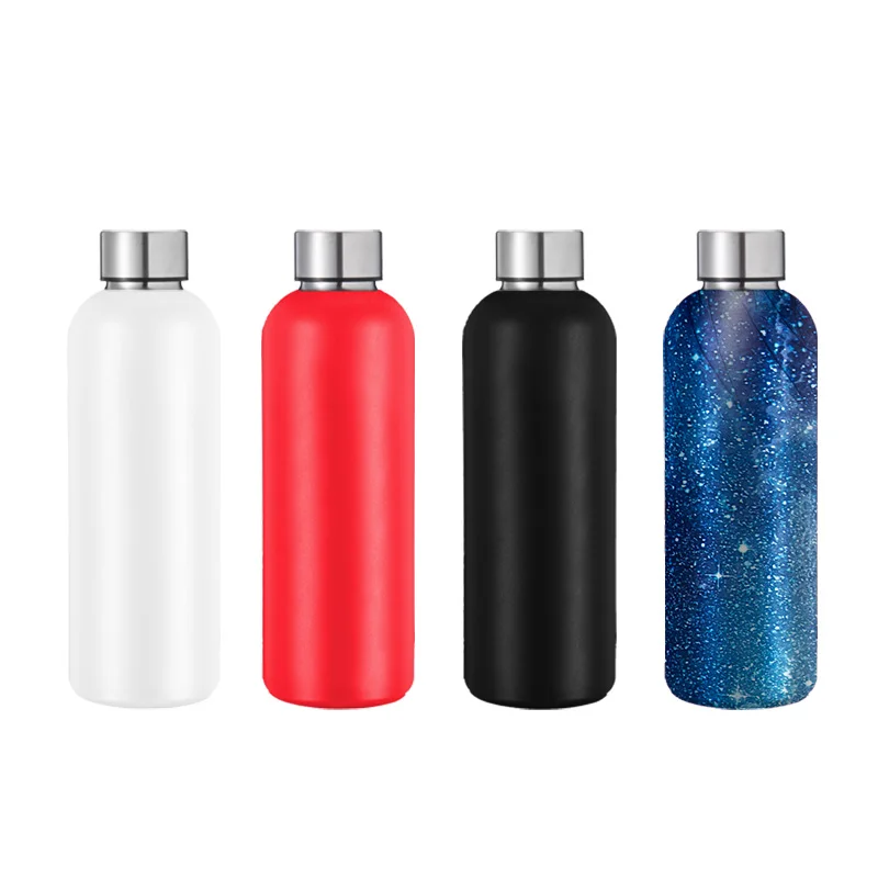 STOCK double wall stainless steel sport water bottle vacuum insulated stainless steel water drink bottle