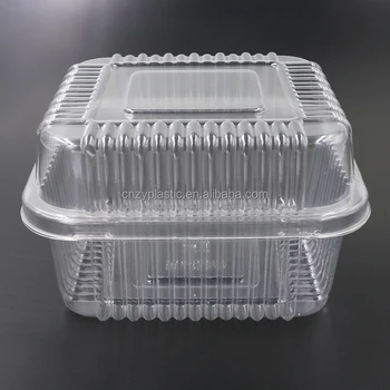 clear plastic square box