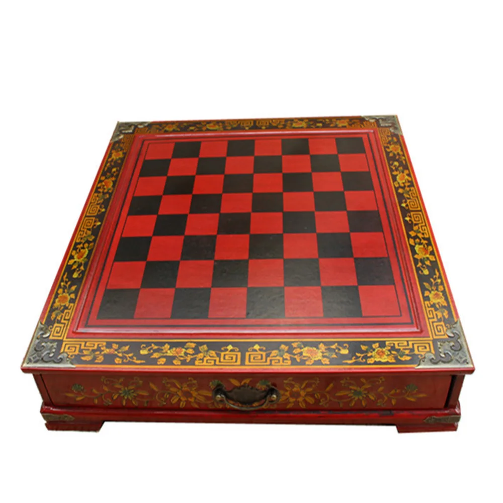 

Wooden Chess Set Chess Games Antique Wooden Chess Set, Red