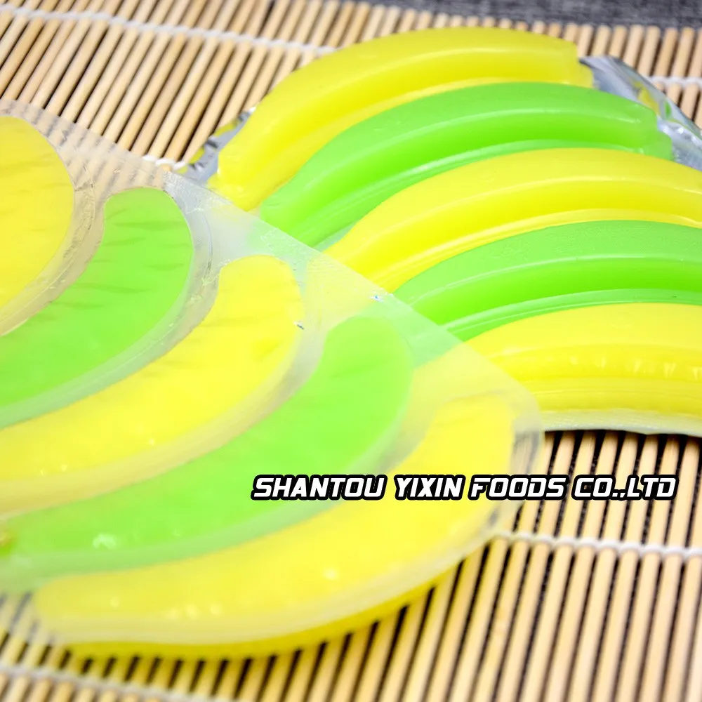New Arrive Banana Shaped Colorful Fruity Jelly Candy Buy Fruity Jelly Candy,Banana Shaped